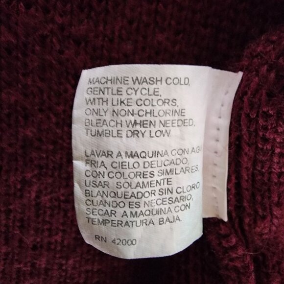 Jaclyn Smith Womens Faux Suede Zip-Up Jacket Knit Sweater Large - Picture 7 of 8